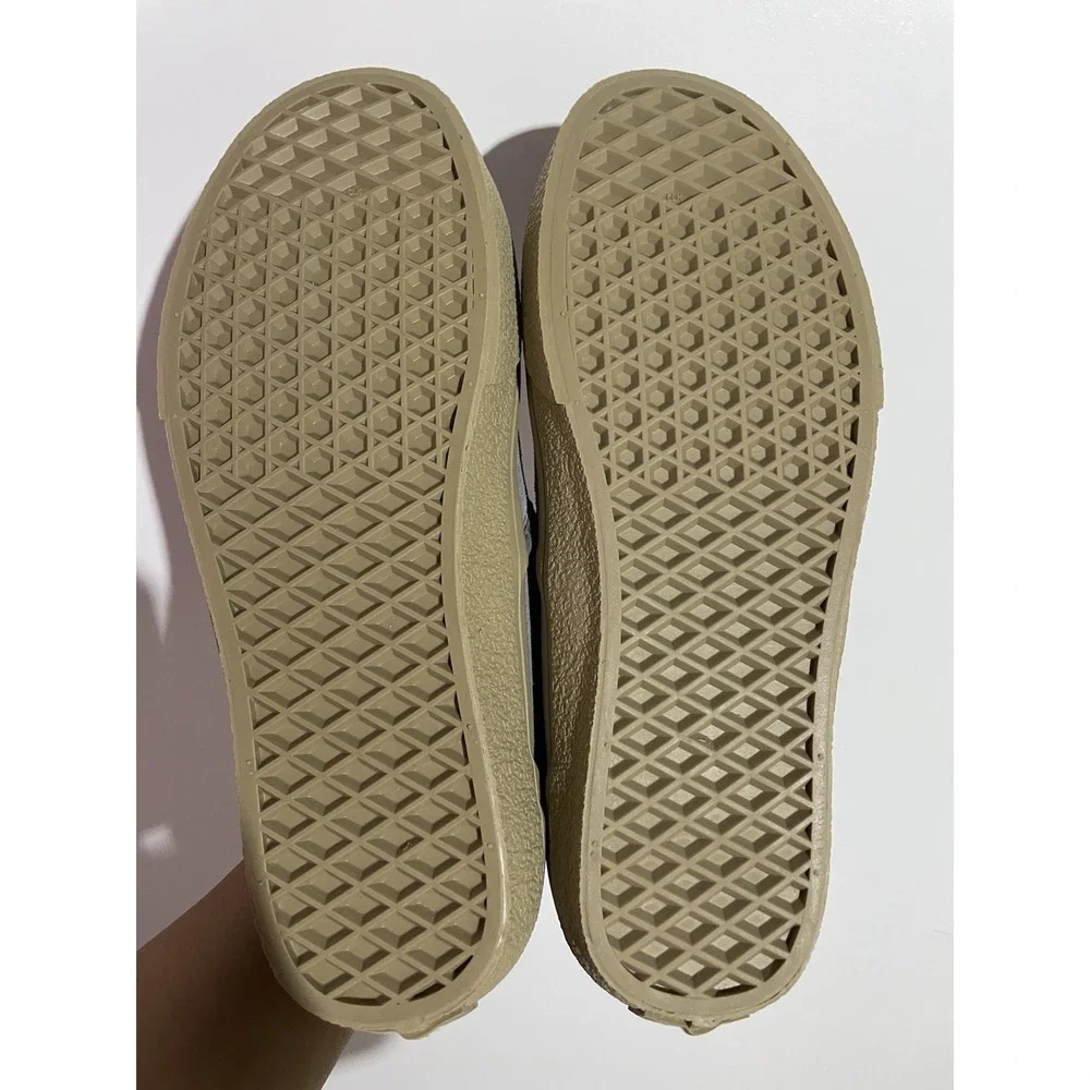 Vans Shoes Men's 8 Asher Crepe Frost Gray Slip On Sneakers Suede Casual